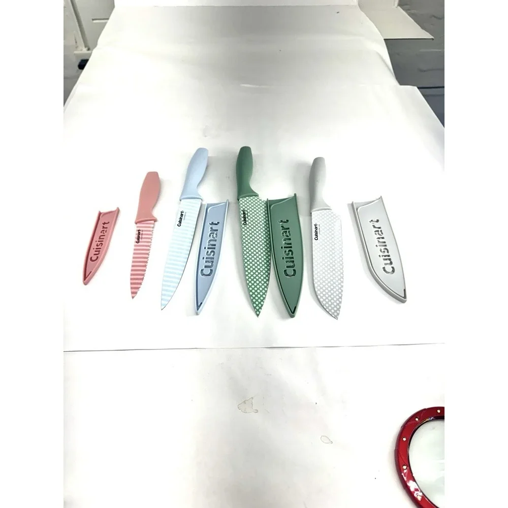 Cuisinart 8-Piece Farmhouse Printed Cutlery Set - Multicolor Pastel Print